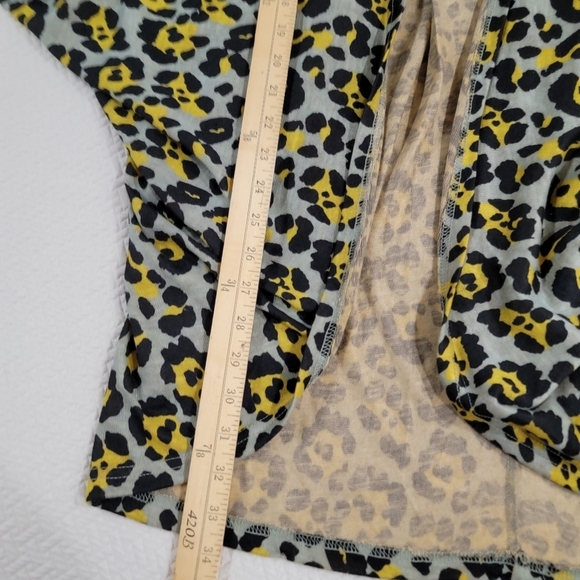 Umgee Leopard Print Kimono Cardigan Size XL - Picture 7 of 12